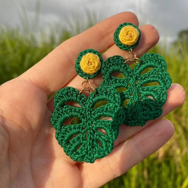 Crochet Earrings Etsy