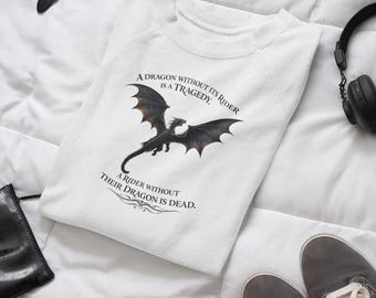 Fourth Wing Dragon Rider Sweatshirt, Basgiath War College Merch