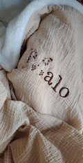 Personalized Ultra Soft Cotton Gauze Baby Blanket - Baby Throw - Blanket with Name - Newborn Gift - Birthday Gift product logo