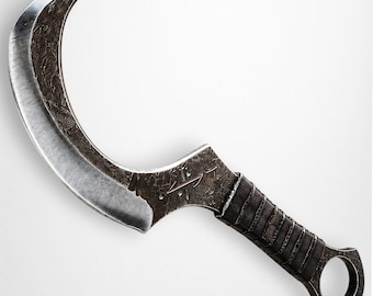 Roestvrijstalen kukri-mes handgemaakt jachtmes met volledige tang outdoor survivalmes met premium leren schede Uniek cadeau voor mannen vrouwen