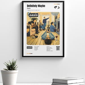 oasis. definitely. フランス語版 Definitely maybe - Etsy 日本