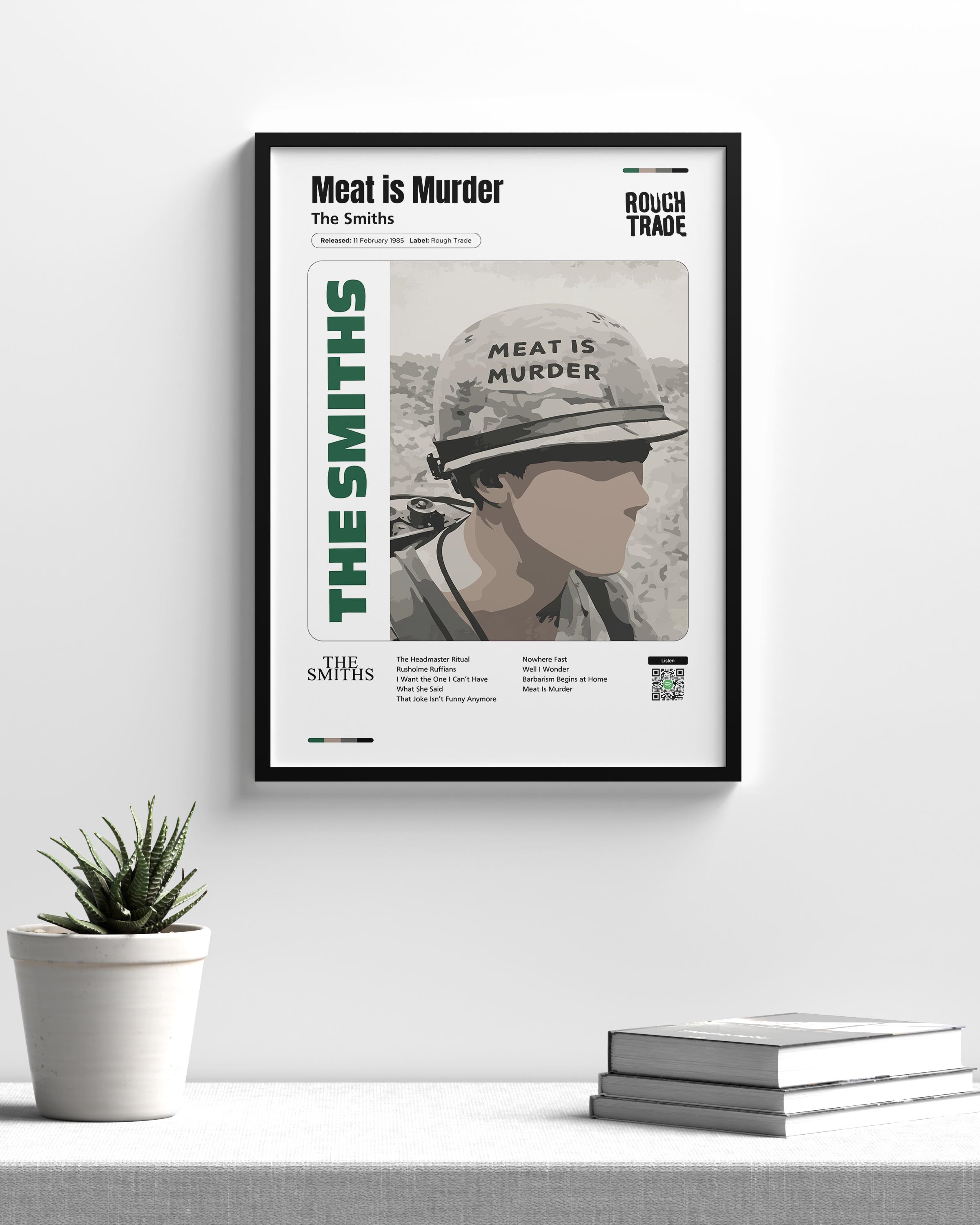 Meat is Murder Print - Etsy
