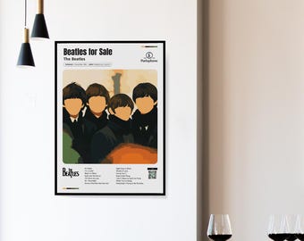 Beatles Album Art Print | Minimalist Music Poster (Digital Download)
