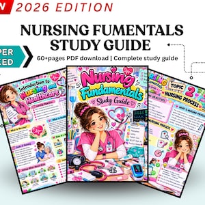 Guía de estudio de fundamentos de enfermería / Habilidades básicas de enfermería, atención al paciente y preparación para el examen NCLEX (PDF)