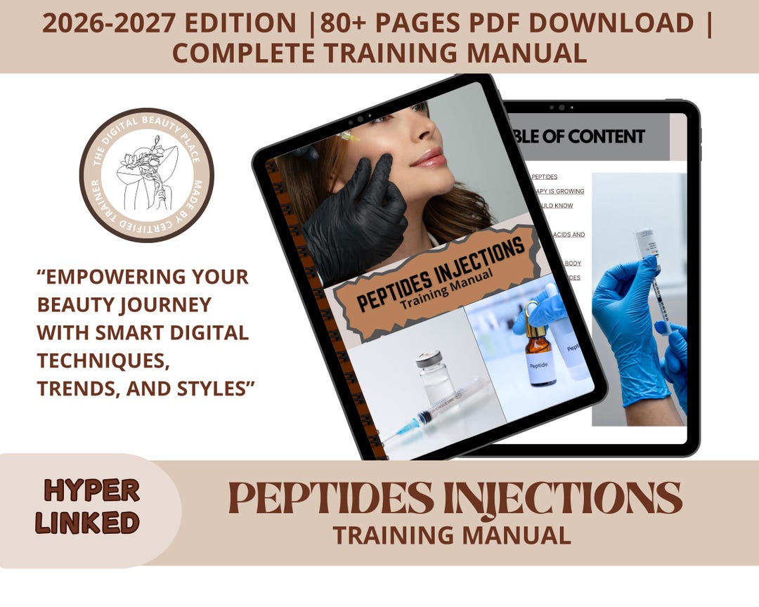 Peptides Injections Training Manual: Master Injection Techniques ...