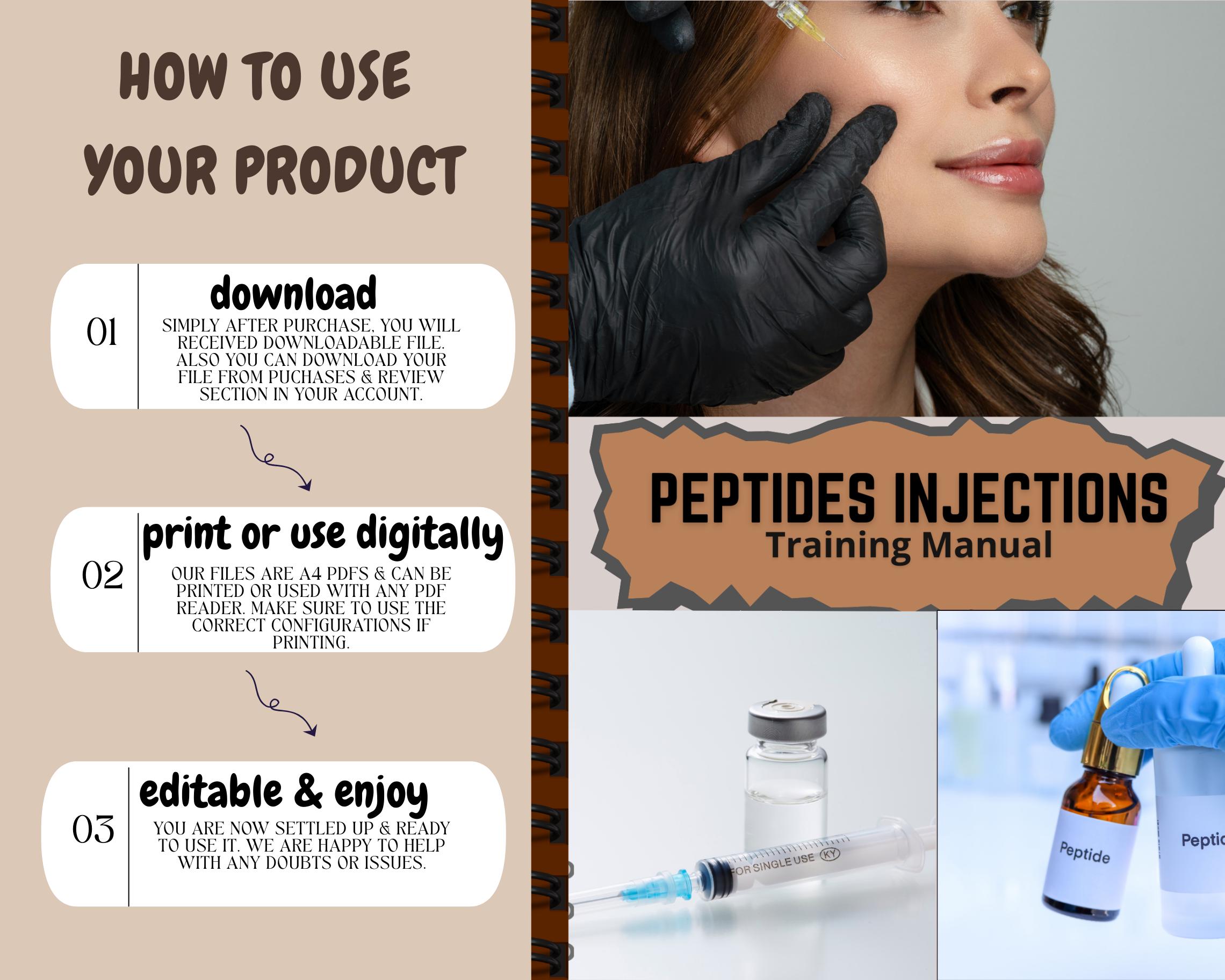 Peptides Injections Training Manual: Master Injection Techniques ...