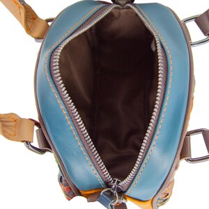 Genuine Leather Woven Mini Tote image 4