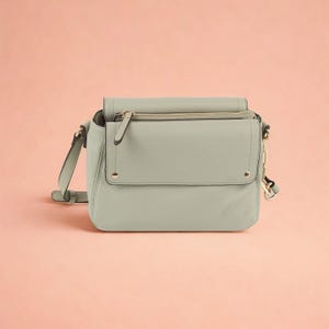 Adjustable Strap Messenger, Vegan Leather Travel Handbag