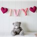Jesal Jeena reviewed Personalized felt name banner wall art nursery decor - nursery decor - ombré - MADE TO ORDER