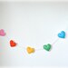 Reviewed by Anonymous reviewed Rainbow felt hearts banner/ garland/ bunting