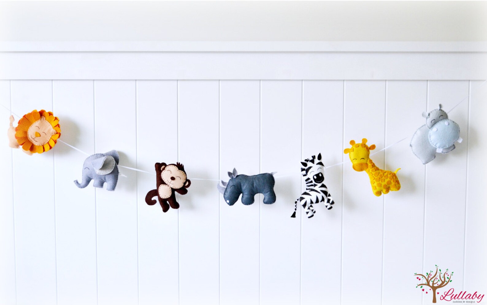 African animal bunting/ banner/ garland lion elephant Etsy