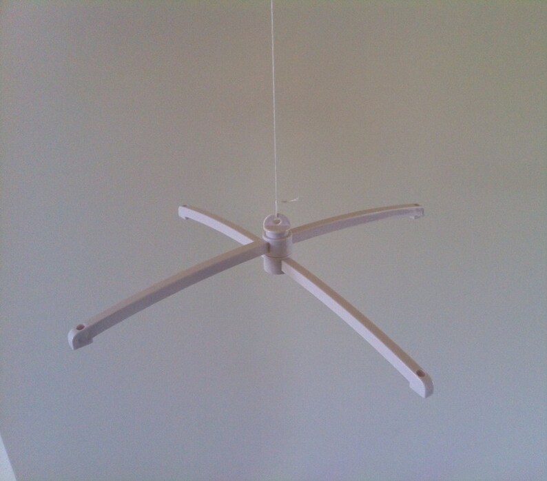 DIY white mobile hanger nursery mobile hanger crib hanger Etsy