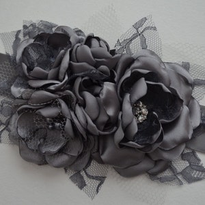 Charcoal Grey Sash