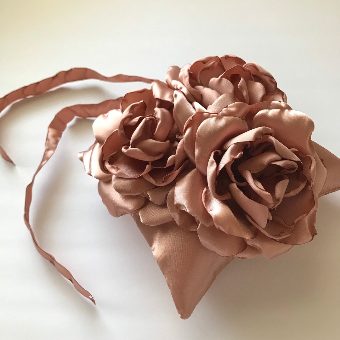 Rose Gold Ringbearer Pillow - Etsy