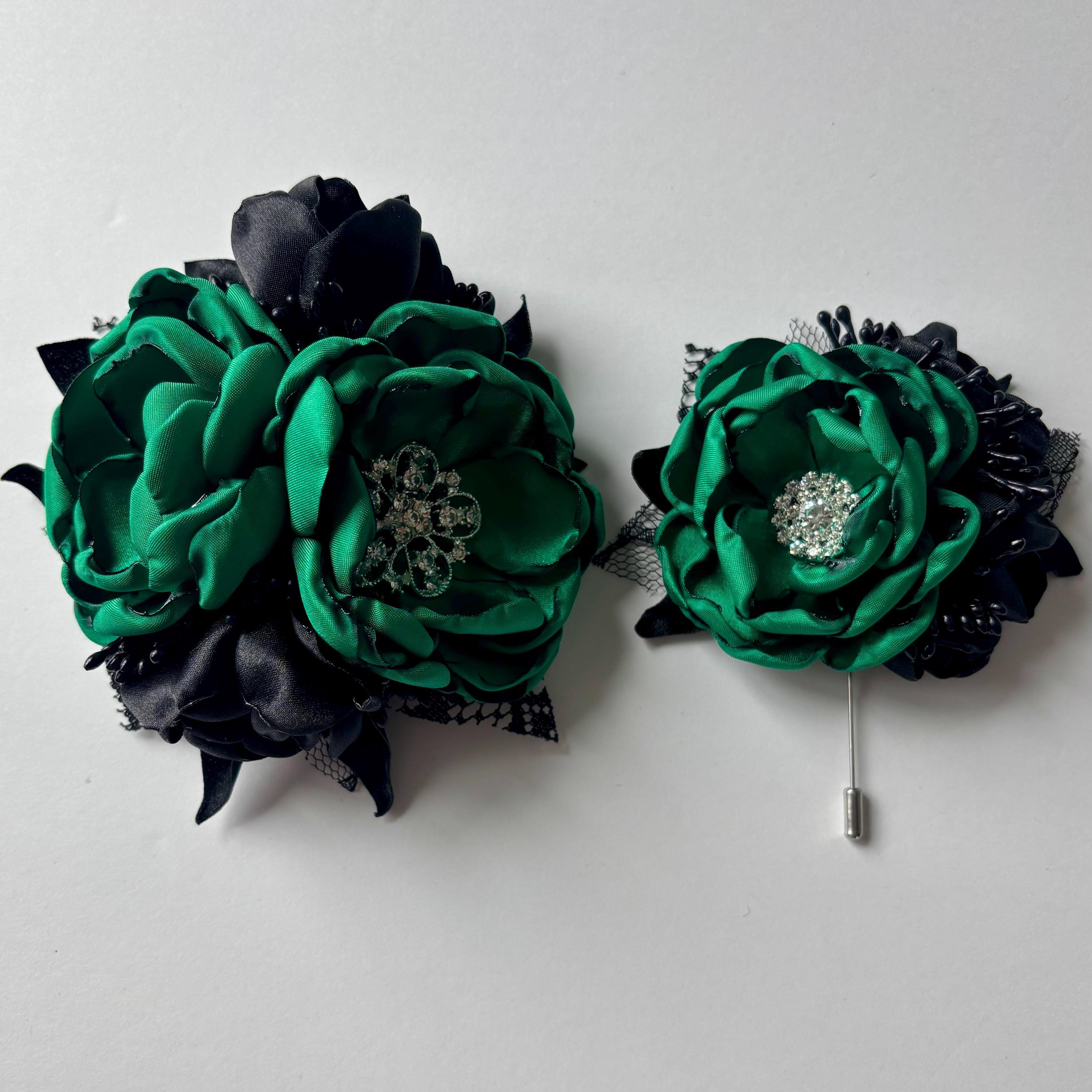 green emerald velvet dress Amazon.com: MAFELOE Corsage and Boutonniere Set for Wedding Prom Party  Homecoming Celebration Artificial Flower Accessories Suit Decor 2 Pieces main image 0