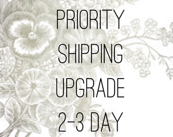 Priority Versand Upgrade (2-3 Werktage) Nur für US Bestellungen