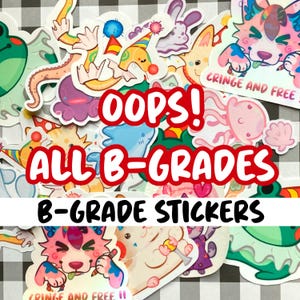 Oops! All B-Grades | Mystery Sticker Pack