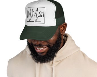 Gorra de camionero MM23 / Gorra de malla con gráfico minimalista