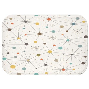Atomic Pattern Bath Mat