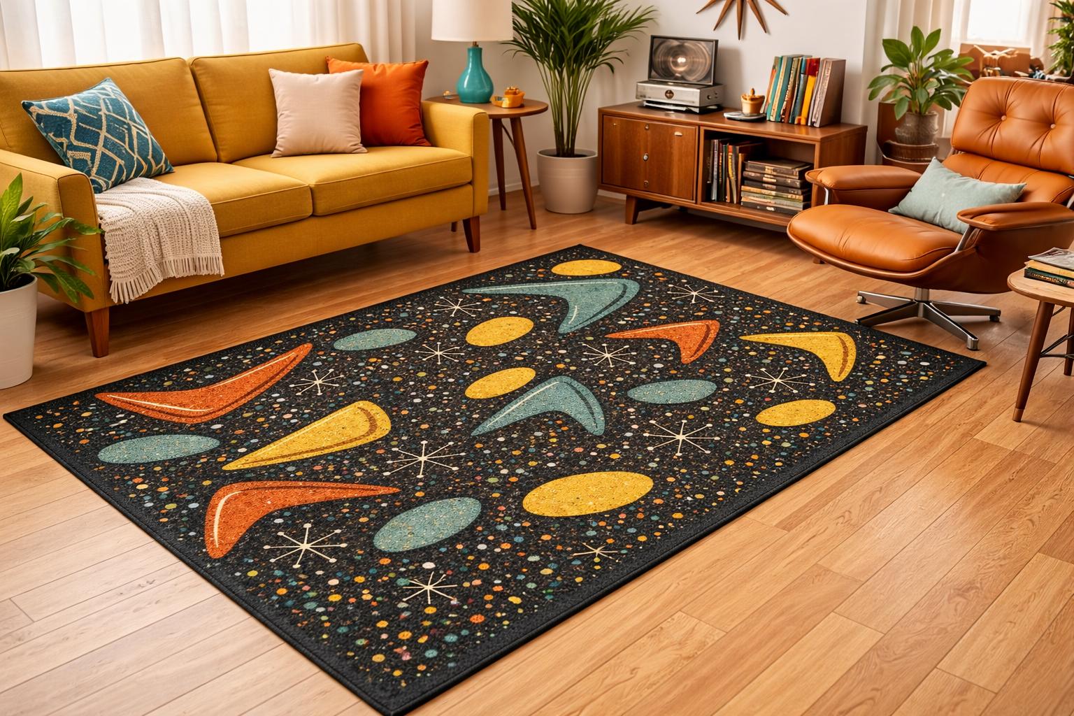 Space Age Rug - Etsy