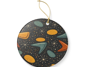 Atomic Space Age Ornament Mid Century Modern Retro Weihnachtsdeko