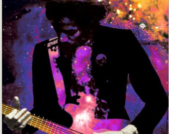Jimi Hendrix-Purple Haze-on Canvas by Nicholas Meola Art