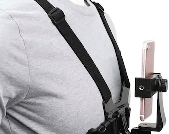 Phone Chest Mount Harness, POV Hands-Free Video Rig