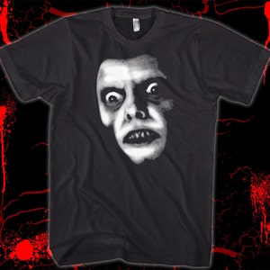 Captain Howdy - The Exorcist - GLOWS IN the DARK! Pre-shrunk, hand screened 100% cotton t-shirt