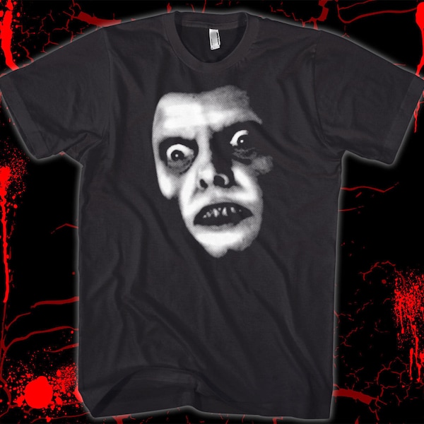 Captain Howdy - The Exorcist - GLOWS IN the DARK! Pre-shrunk, hand screened 100% cotton t-shirt