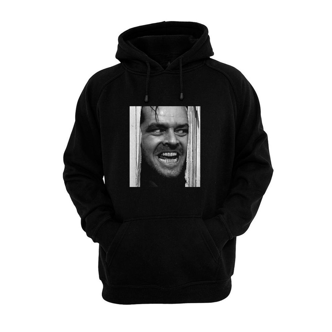 T-Shirt Uomo Thedifferent 100% Cotone – Jack Nicholson Shining – Maglietta Morbida Con Stampa Porta Cult - 5