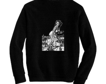 Attack of the 50 Foot Woman - Pre-shrunk, hand screened ultra soft 80/20 cotton/poly sweatshirt