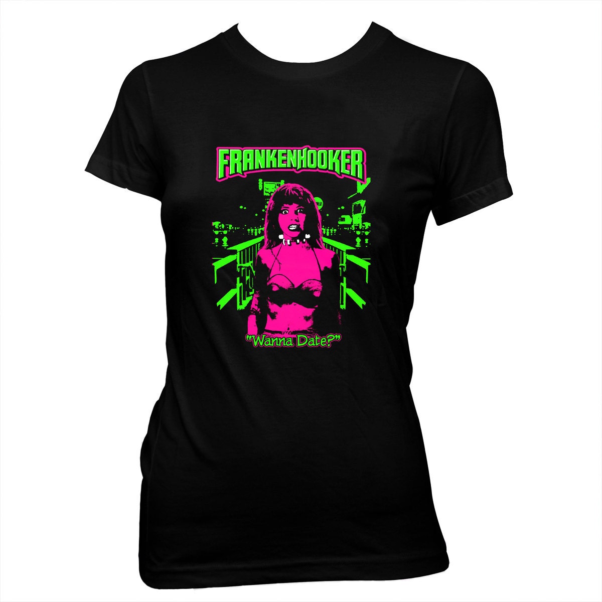 FRANKENHOOKER Hand Screened Pre-shrunk Women's 100% | Etsy