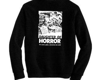 Daughter of Horror - Dementia - Pre-shrunk, hand silk screened ultra soft 80/20 black cotton/poly blend sw