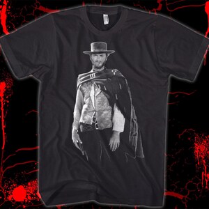 Clint Eastwood - Der Mann ohne Namen - T-Shirt aus 100% Baumwolle mit Siebdruck