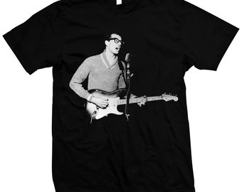 Charles Hardin Holley - "Buddy Holly" Hand screened, pre-shrunk 100% cotton t-shirt