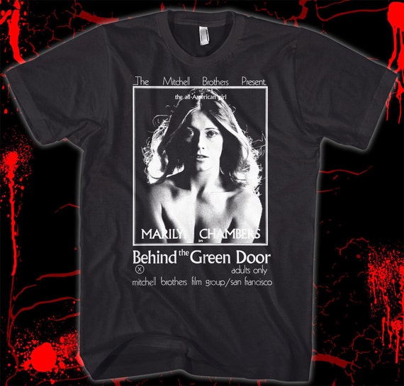 Behind The Green Door Movie Poster Marilyn Chambers Hand Screened Pre Shrunk 100 Cotton Shirt