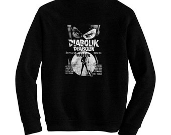 Danger Diabolik - Mario Bava - '60s Mod - Pre-shrunk, hand silk screened ultra soft 80/20 black cotton/poly blend sw