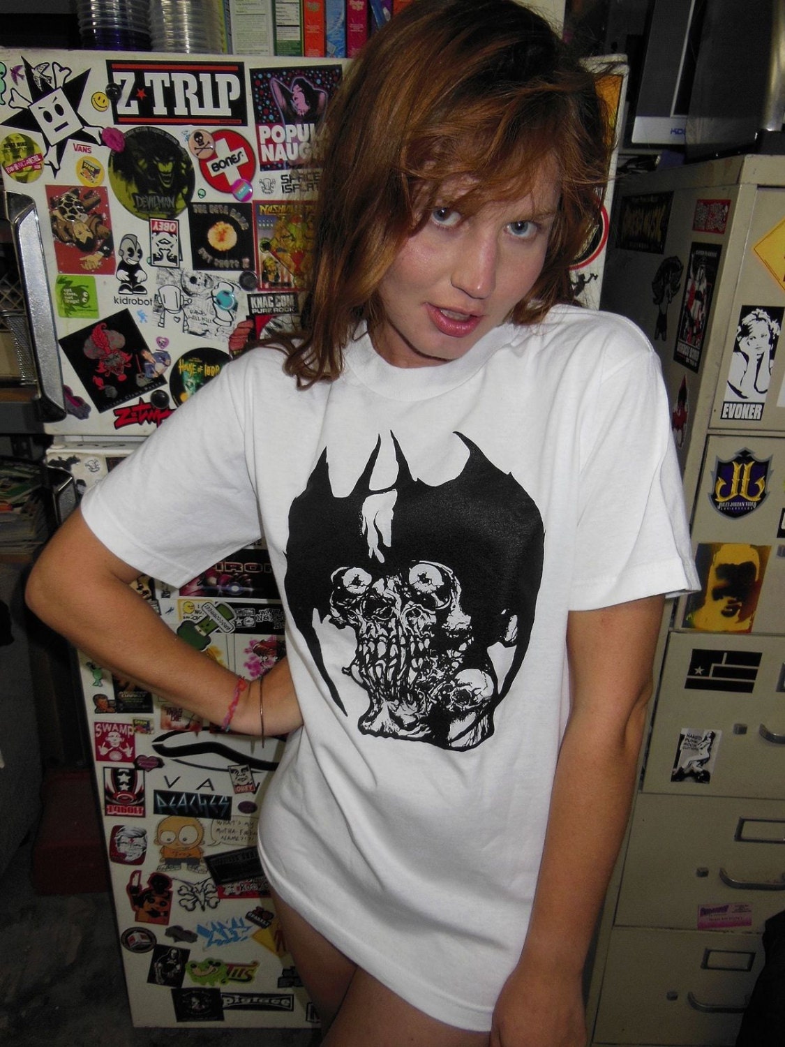 Pushead - Devilman - T-shirt Hand Screened, Pre-shrunk 100% Cotton 