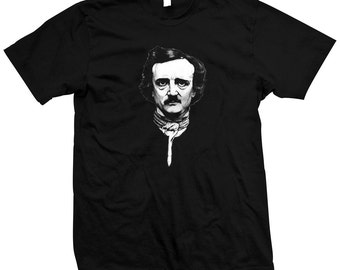 Edgar Allan Poe - Pre-shrunk, hand screened 100% cotton t-shirt