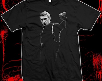 Steve McQueen - Bullitt - Pre-shrunk, hand screened 100% cotton t-shirt