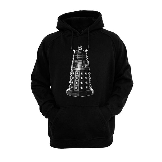 Dalek Doctor Who Hand Silk screened Pre shrunk Cotton Blend Pullover Hoodie EXTERMINATE Etsy UK