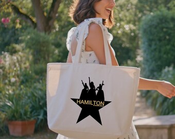 The Schuyler Sisters Work Tote, Hamilton Musical Bag, Broadway Fan Gift