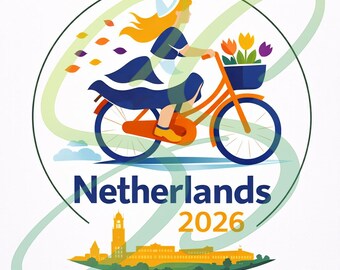 Niederlande 2026 International Convention Kunstwerk | Digitaler Download | JW Geschenk | erweiterte kommerzielle Lizenz