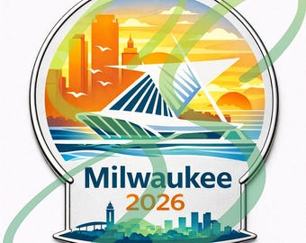 Milwaukee 2026 International Convention Emaille Bereit Kunstwerk | Digitaler Download | JW Geschenk | erweiterte kommerzielle Lizenz