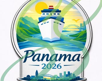 Panama 2026 International Convention Emaille Bereit Kunstwerk | Digitaler Download | JW Geschenk | erweiterte kommerzielle Lizenz