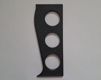 4/5/6in Ceramic Clay Shaping Tool, Pottery Throwing Rib, Handmade in USA (BO-041)