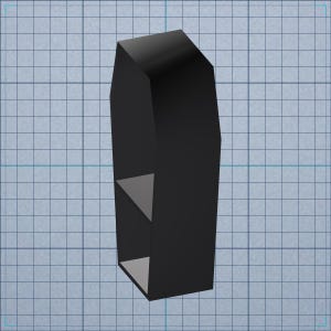 9 Inch Coffin Shelf | 3D Printed Gothic Decor | Multiple Variations zdjęcie 2