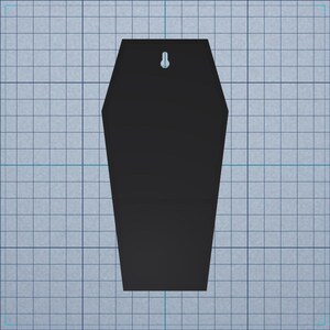 9 Inch Coffin Shelf | 3D Printed Gothic Decor | Multiple Variations zdjęcie 4