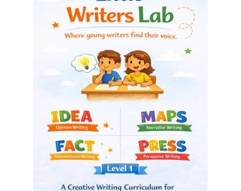Writing Worksheets for Kids Ages 6–8 | Homeschool Writing Program | Guided Writing Frameworks | Printable Elementary Writing