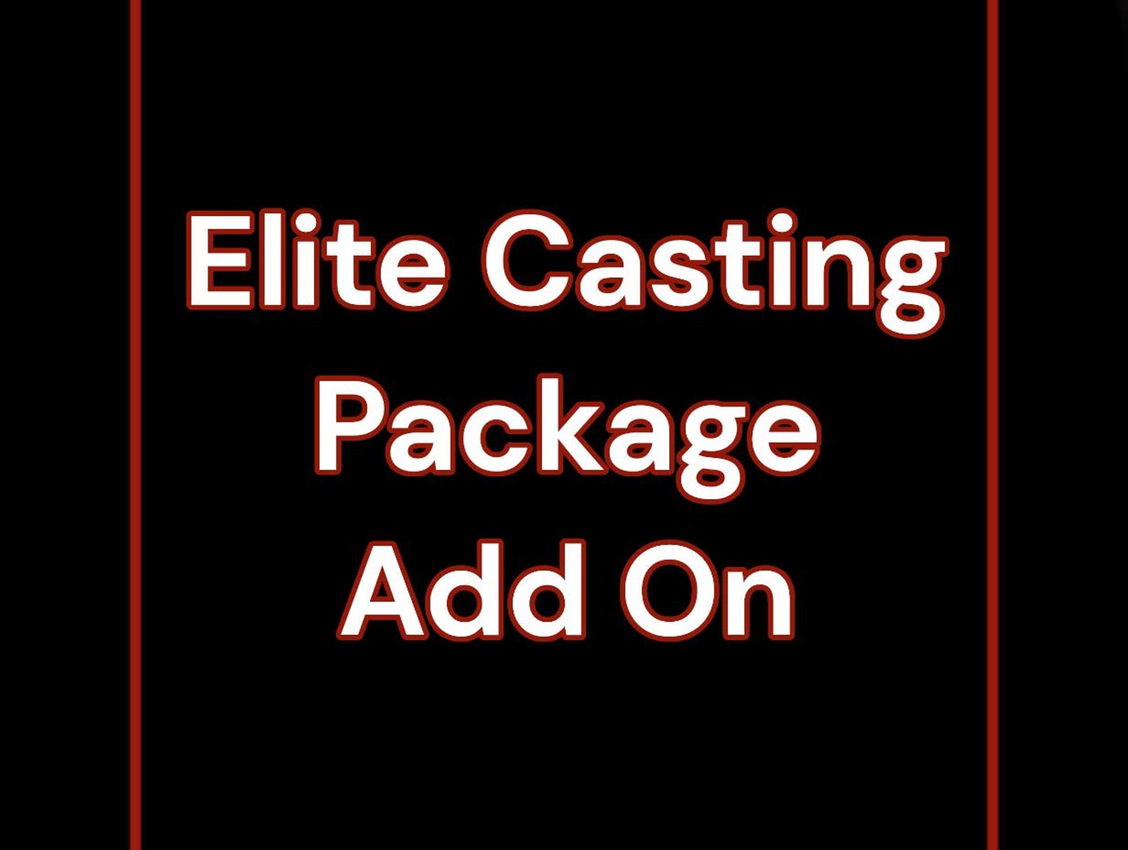 Elite Casting Package Add On - Etsy